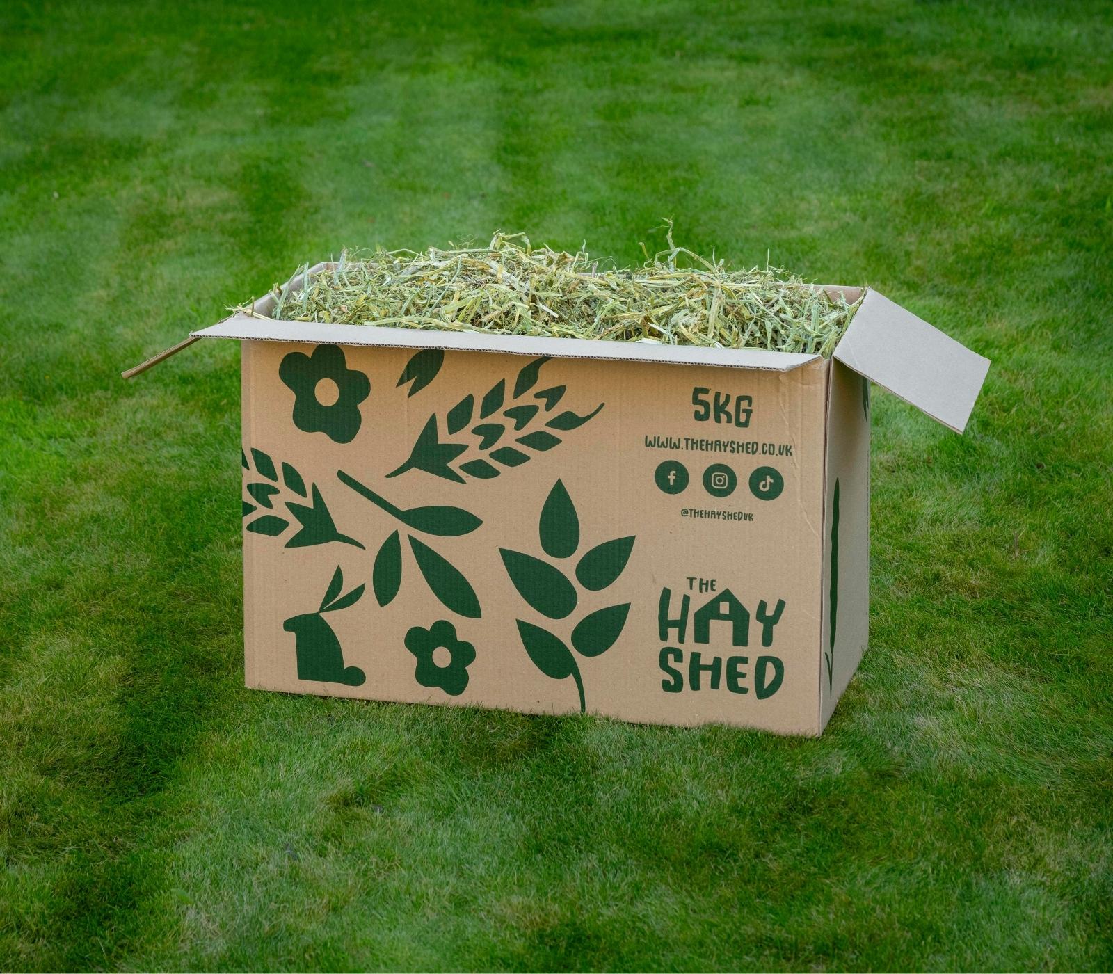 rescue centre donation hay box from The Hay Shed in Northumberland, UK