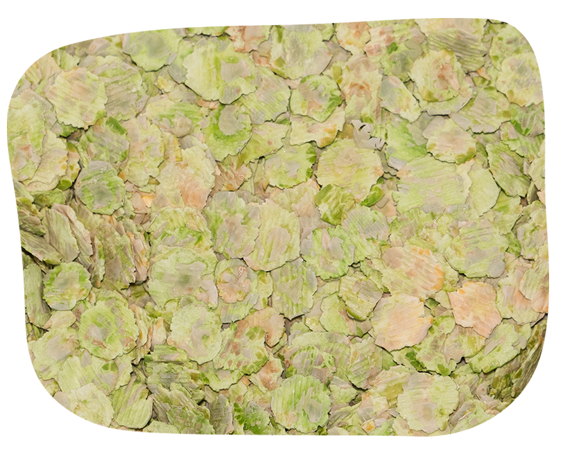 Flaked peas from The Hay Shed for small pets like rabbits