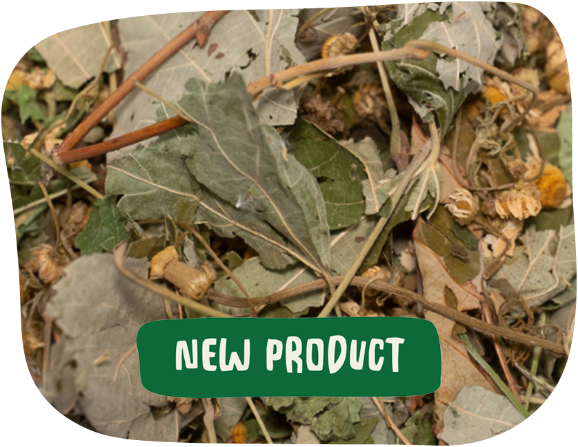 Calm and Comfort Mix from The Hay Shed with New Product banner